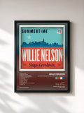 #noir Tableau de l'album Summertime: Willie Nelson Sings Gershwin de Willie Nelson, cadre noir, imprimé et encadré en France