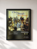 #noir Tableau de l'album Beautiful Dreams de Chris de Burgh, cadre noir, imprimé et encadré en France
