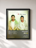 #noir Tableau de l'album Stereo Typical de Rizzle Kicks, cadre noir, imprimé et encadré en France