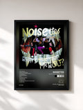#noir Tableau de l'album What's The Time Mr. Wolf de Noisettes, cadre noir, imprimé et encadré en France
