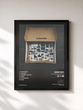 #noir Tableau de l'album Old Times in Gotham de Kidd Keo, cadre noir, imprimé et encadré en France