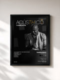 #noir Tableau de l'album AcúsTHico 2 de Thiaguinho, cadre noir, imprimé et encadré en France