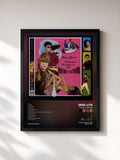 #noir Tableau de l'album Infinity Within de Deee-Lite, cadre noir, imprimé et encadré en France