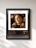 #noir Tableau de l'album Let's Love de Peggy Lee, cadre noir, imprimé et encadré en France