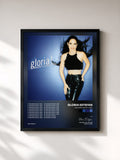 #noir Tableau de l'album Heaven's What I Feel de Gloria Estefan, cadre noir, imprimé et encadré en France