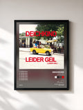 #noir Tableau de l'album Leider geil (Leider geil) (Remix EP) de Deichkind, cadre noir, imprimé et encadré en France