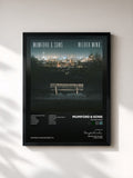 #noir Tableau de l'album Wilder Mind de Mumford & Sons, cadre noir, imprimé et encadré en France
