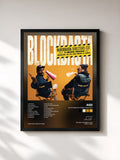 #noir Tableau de l'album Blockbasta Directors Cut de ASD, cadre noir, imprimé et encadré en France