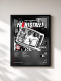 #noir Tableau de l'album Frontstreet de OFB, cadre noir, imprimé et encadré en France