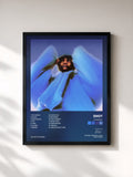 #noir Tableau de l'album Ethereal de $Not, cadre noir, imprimé et encadré en France