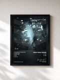 #noir Tableau de l'album Is Is EP de Yeah Yeah Yeahs, cadre noir, imprimé et encadré en France