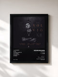 #noir Tableau de l'album Volvió KR de Kevin Roldan, cadre noir, imprimé et encadré en France