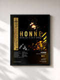 #noir Tableau de l'album Warm on a Cold Night (Deluxe) de HONNE, cadre noir, imprimé et encadré en France