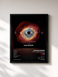 #noir Tableau de l'album Cosmos: A SpaceTime Odyssey (Music from the Original TV Series) Vol. 3 de Alan Silvestri, cadre noir, imprimé et encadré en France