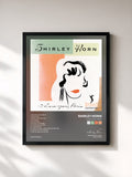 #noir Tableau de l'album I Love You, Paris de Shirley Horn, cadre noir, imprimé et encadré en France