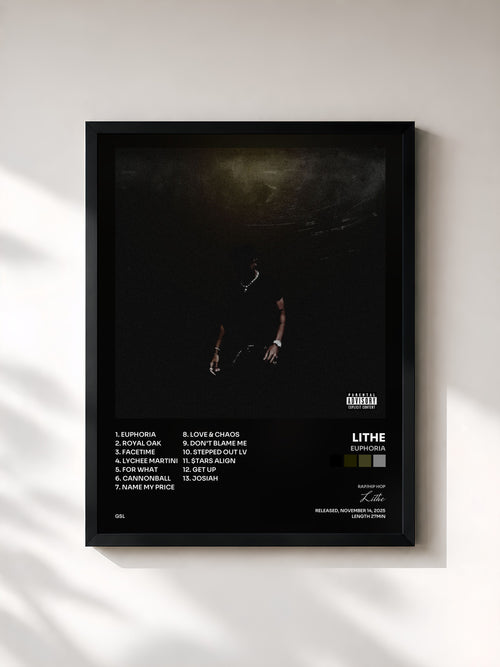 Lithe · Euphoria — Affiche encadrée