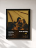 #noir Tableau de l'album LEXICON de Isyana Sarasvati, cadre noir, imprimé et encadré en France