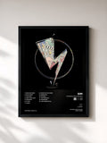#noir Tableau de l'album The Beautiful People de SiM, cadre noir, imprimé et encadré en France