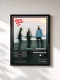 #noir Tableau de l'album Double Vision de Shake Shake Go, cadre noir, imprimé et encadré en France
