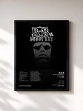 #noir Tableau de l'album Bob vs Bobby Ray de B.o.B, cadre noir, imprimé et encadré en France