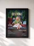 #noir Tableau de l'album Marília Tavares - Sessions de Marília Tavares, cadre noir, imprimé et encadré en France