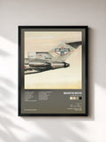 #noir Tableau de l'album Licensed To Ill de Beastie Boys, cadre noir, imprimé et encadré en France
