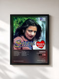 #noir Tableau de l'album Corazón de Madera de Soraya, cadre noir, imprimé et encadré en France