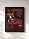 #noir Tableau de l'album Room Service (25th Anniversary Edition) de Roxette, cadre noir, imprimé et encadré en France