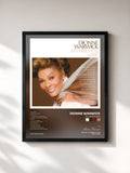 #noir Tableau de l'album My Friends & Me de Dionne Warwick, cadre noir, imprimé et encadré en France