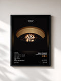 #noir Tableau de l'album Tripping with Nils Frahm de Nils Frahm, cadre noir, imprimé et encadré en France