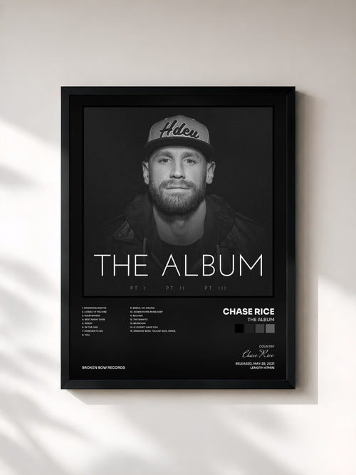 Chase Rice · The Album — Affiche encadrée