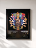 #noir Tableau de l'album Country Squire de Tyler Childers, cadre noir, imprimé et encadré en France
