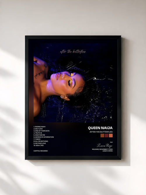 Queen Naija · After the Butterflies — Affiche encadrée