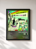 #noir Tableau de l'album Chanson du Vieux Carré de Harry Connick Jr., cadre noir, imprimé et encadré en France