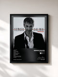 #noir Tableau de l'album A Buena Hora de Sergio Dalma, cadre noir, imprimé et encadré en France