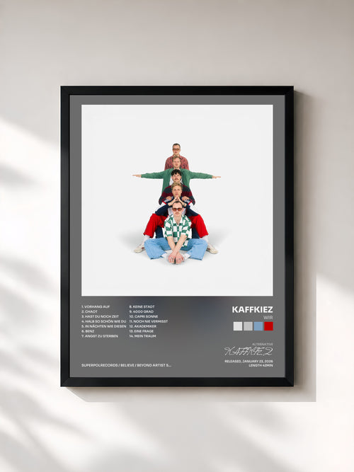 KAFFKIEZ · WIR — Affiche encadrée