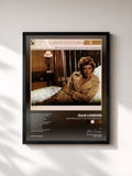 #noir Tableau de l'album Nice Girls Don't Stay For Breakfast de Julie London, cadre noir, imprimé et encadré en France