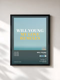 #noir Tableau de l'album My Love (Remixes) de Will Young, cadre noir, imprimé et encadré en France