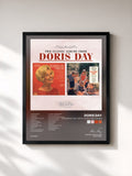 #noir Tableau de l'album Wonderful Day / With A Smile And A Song de Doris Day, cadre noir, imprimé et encadré en France