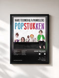 #noir Tableau de l'album Popstukken de Hans Teeuwen, cadre noir, imprimé et encadré en France