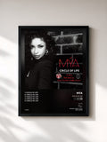 #noir Tableau de l'album Circle Of Life de Mýa, cadre noir, imprimé et encadré en France
