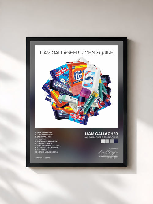 Liam Gallagher · Liam Gallagher & John Squire — Affiche encadrée