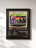 #noir Tableau de l'album A Hangover You Don't Deserve de Bowling for Soup, cadre noir, imprimé et encadré en France