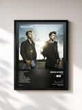 #noir Tableau de l'album 20:05 de Benji & Fede, cadre noir, imprimé et encadré en France