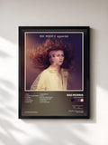 #noir Tableau de l'album Unguarded de Rae Morris, cadre noir, imprimé et encadré en France
