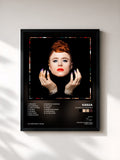 #noir Sound Of A Woman von Kiesza als gerahmter Kunstdruck, schwarzer Rahmen, gedruckt und gerahmt in Frankreich