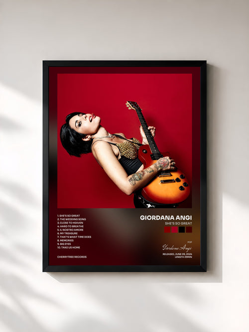 Giordana Angi · she's so great — Affiche encadrée