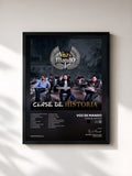 #noir Tableau de l'album Clase de Historia de Voz de Mando, cadre noir, imprimé et encadré en France