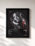 #noir Tableau de l'album Para Mí de Yuridia, cadre noir, imprimé et encadré en France