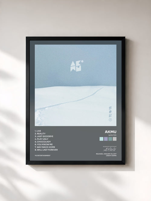 AKMU · WINTER — Affiche encadrée